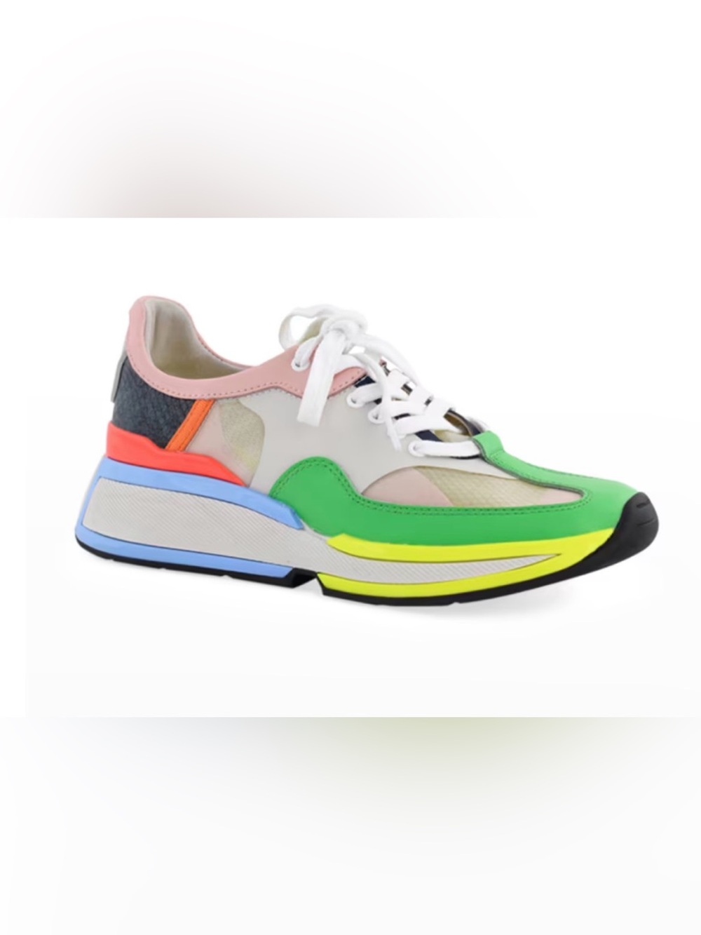 Kat Maconie Marianne Colorblock Athletic Trainer Sneakers-Leather and Mesh